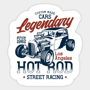 Hot Rod Street Racing Los Angeles Sticker